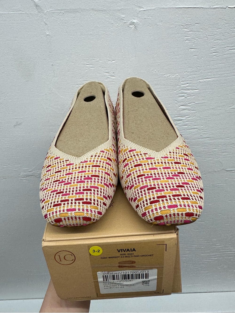 Vivaia Margot 2.0 multi pink crochet